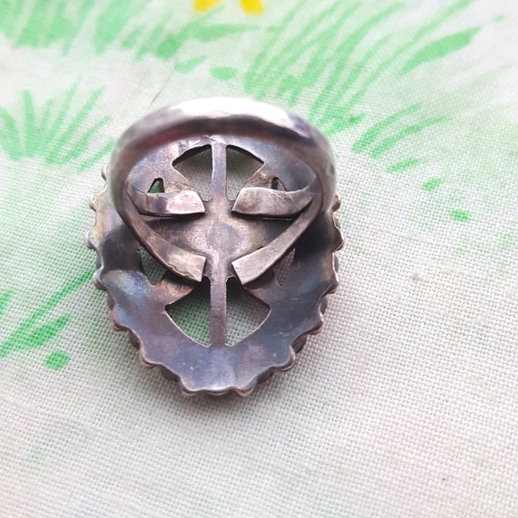 Vintage Zuni Artisan Coral Cluster - Picture 4 of 11